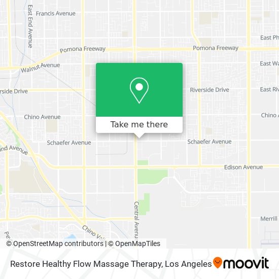 Mapa de Restore Healthy Flow Massage Therapy