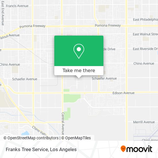 Franks Tree Service map