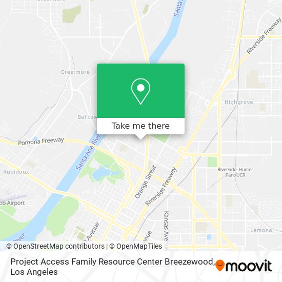 Mapa de Project Access Family Resource Center Breezewood