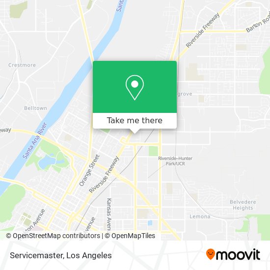 Servicemaster map