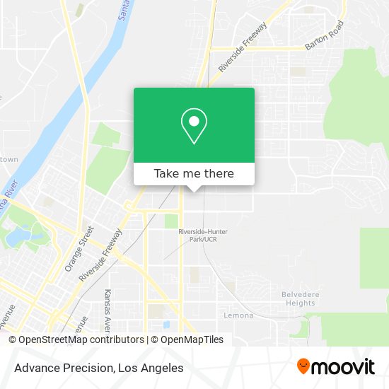 Mapa de Advance Precision