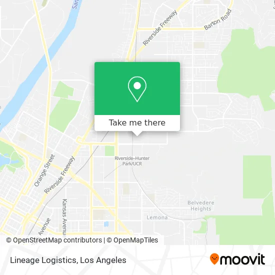 Mapa de Lineage Logistics