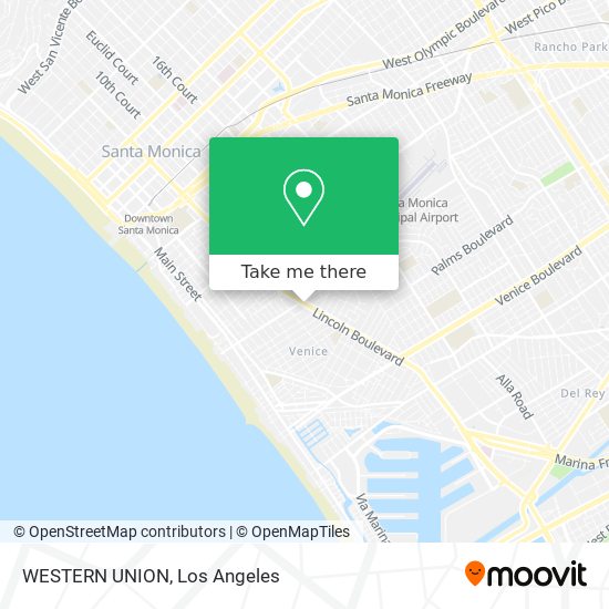 WESTERN UNION map