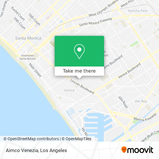 Mapa de Aimco Venezia