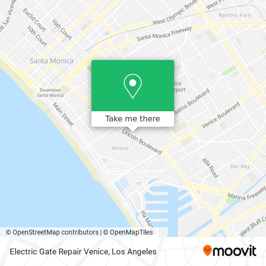 Electric Gate Repair Venice map