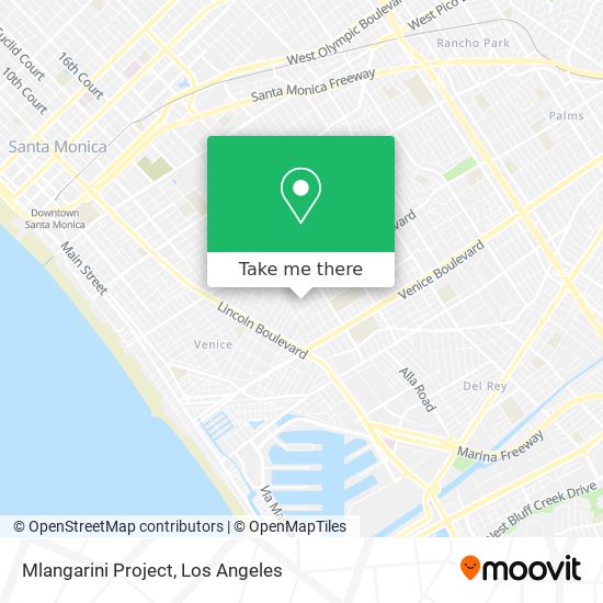 Mapa de Mlangarini Project