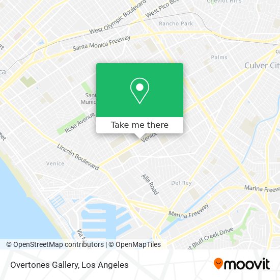 Overtones Gallery map