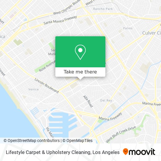 Lifestyle Carpet & Upholstery Cleaning map
