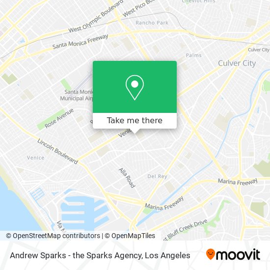 Andrew Sparks - the Sparks Agency map