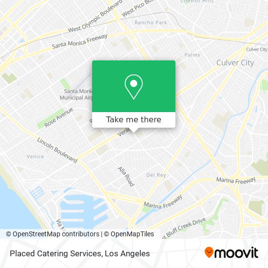 Placed Catering Services map