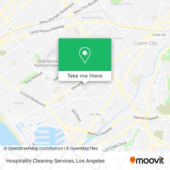 Hospitality Cleaning Services map