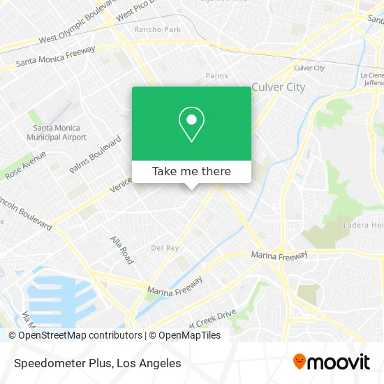 Mapa de Speedometer Plus