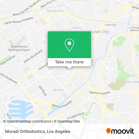 Moradi Orthodontics map