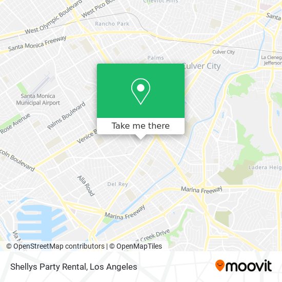 Shellys Party Rental map