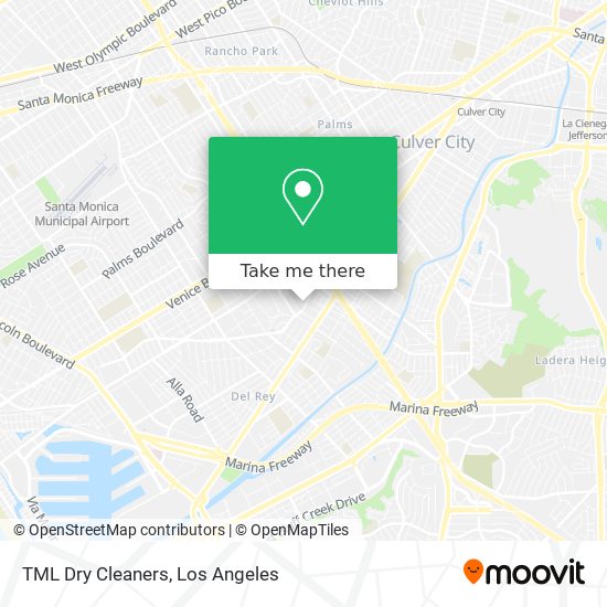 Mapa de TML Dry Cleaners