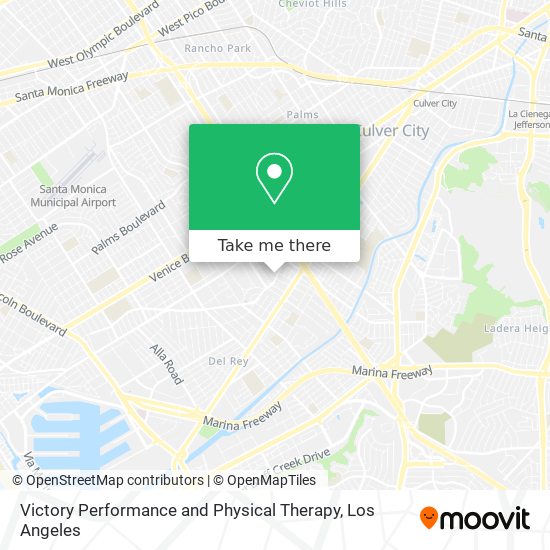 Mapa de Victory Performance and Physical Therapy