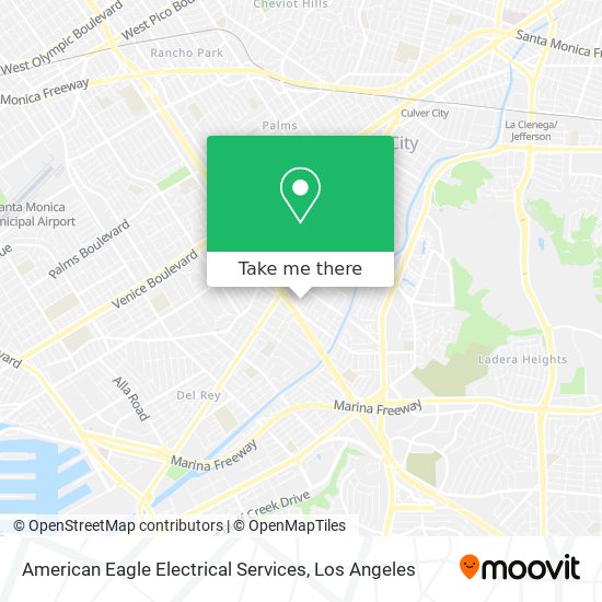 American Eagle Electrical Services map