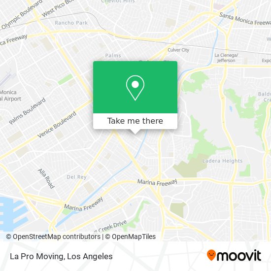 La Pro Moving map