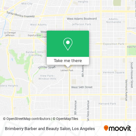 Brimberry Barber and Beauty Salon map