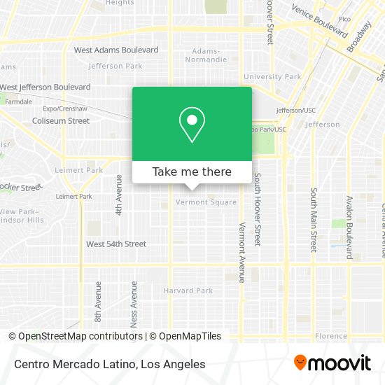 Mapa de Centro Mercado Latino