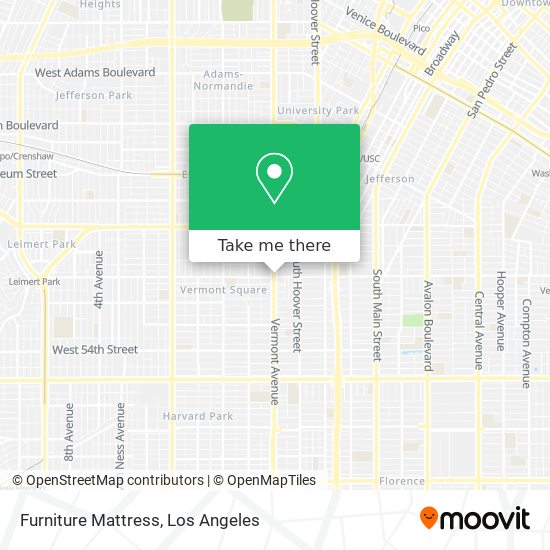 Furniture Mattress map