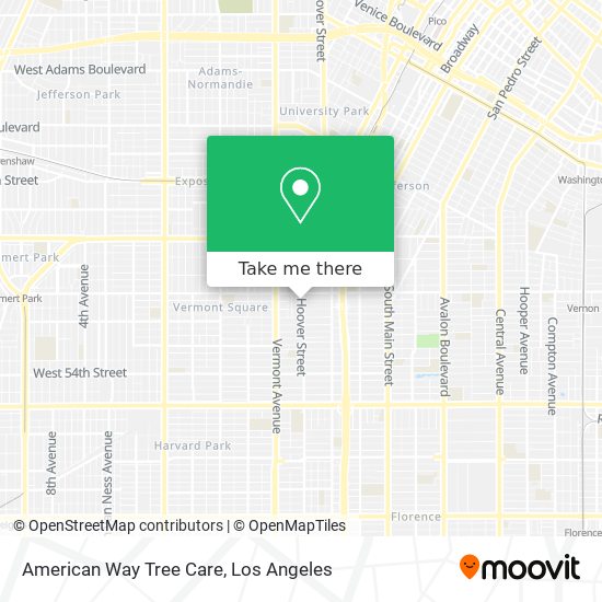 Mapa de American Way Tree Care