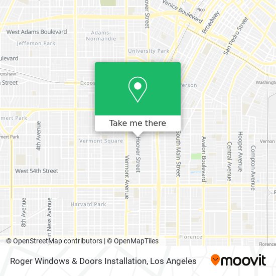 Roger Windows & Doors Installation map