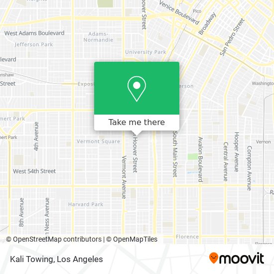 Kali Towing map