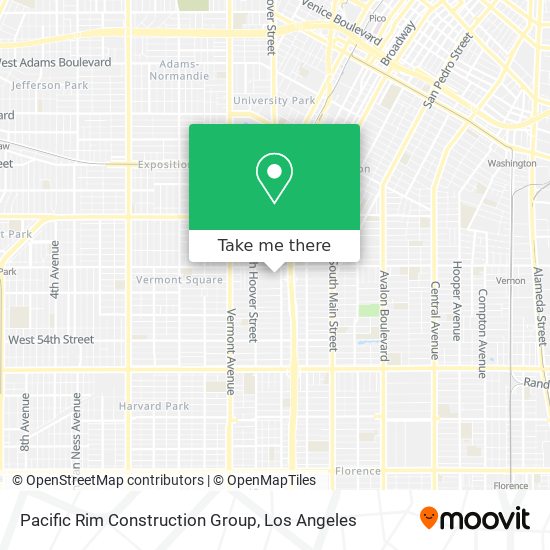 Pacific Rim Construction Group map