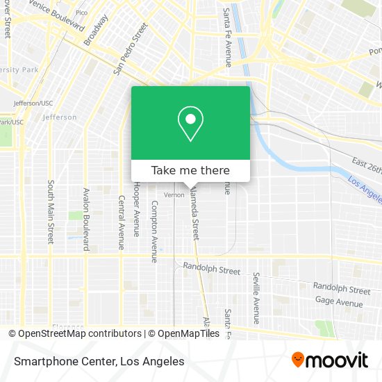 Smartphone Center map