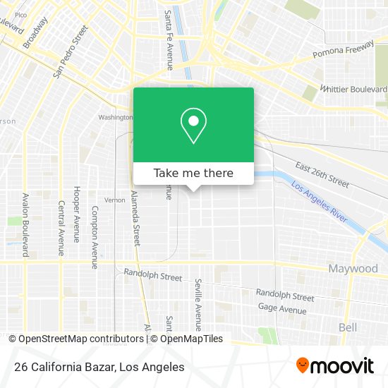 Mapa de 26 California Bazar