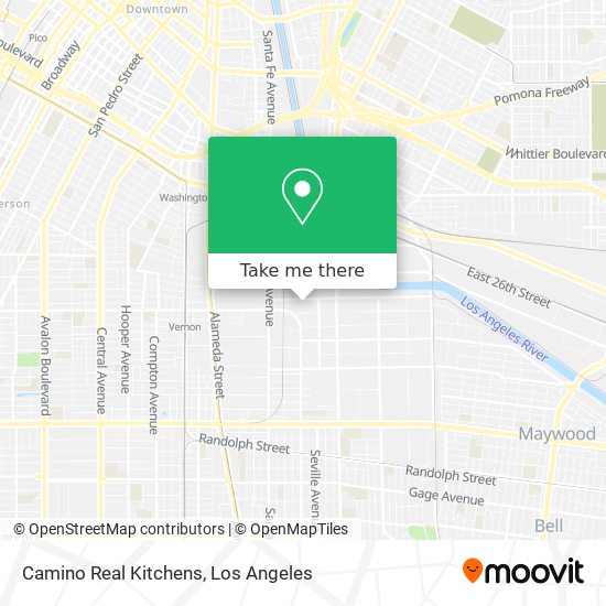 Camino Real Kitchens map