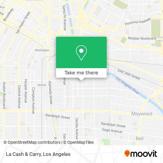 La Cash & Carry map