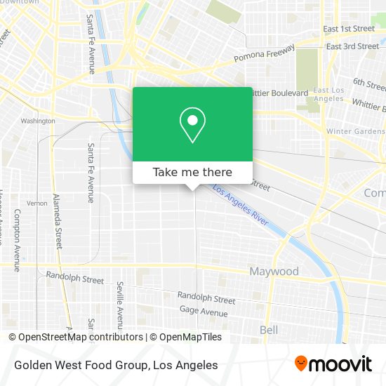 Mapa de Golden West Food Group