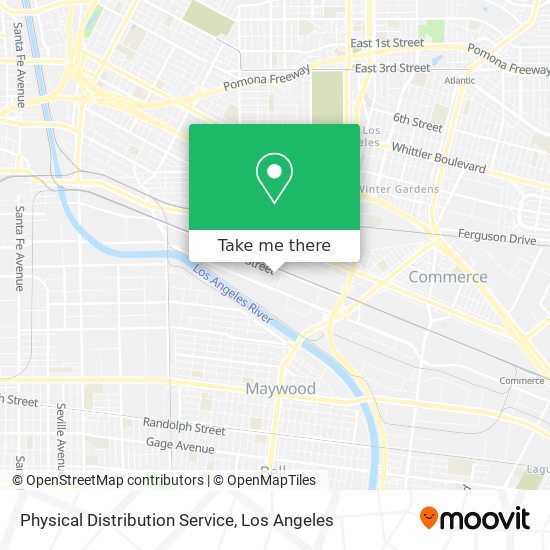 Physical Distribution Service map