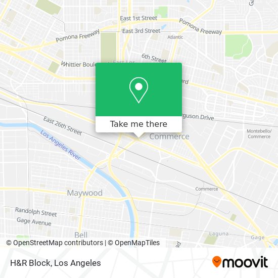 H&R Block map