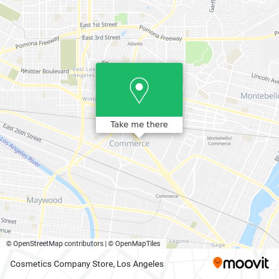 Cosmetics Company Store map