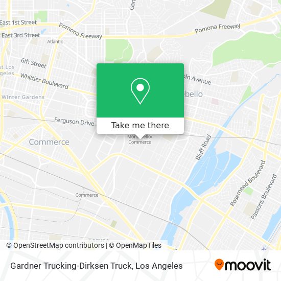 Mapa de Gardner Trucking-Dirksen Truck