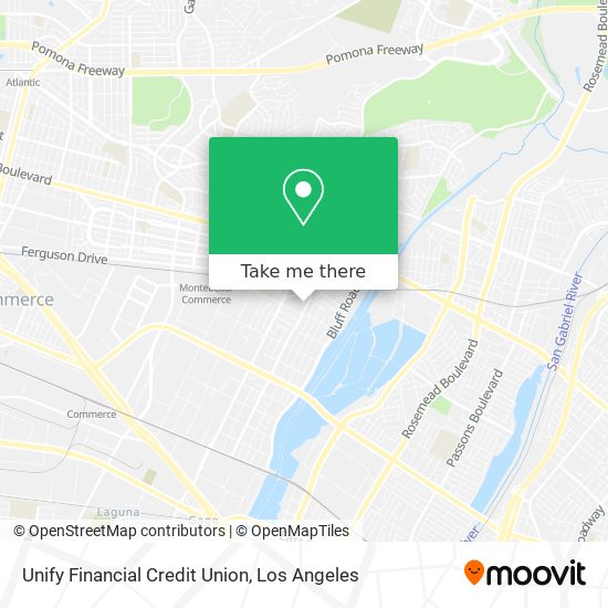 Unify Financial Credit Union map
