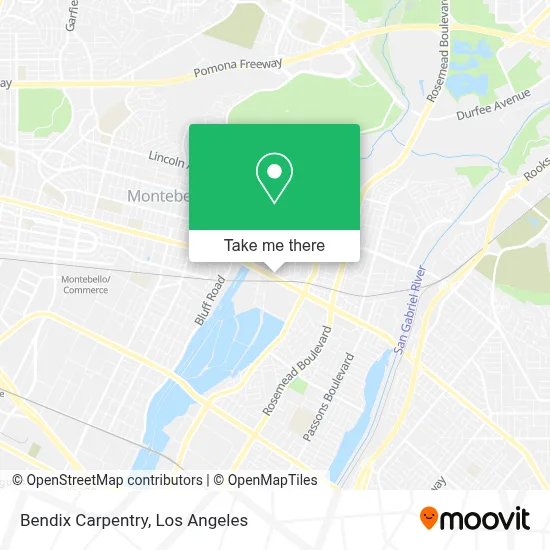 Bendix Carpentry map