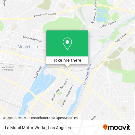 Mapa de La Mobil Motor Works
