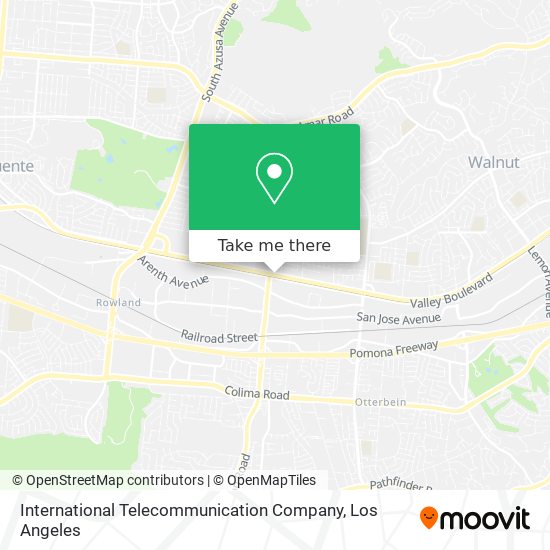 International Telecommunication Company map