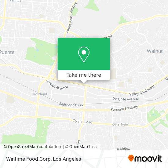Wintime Food Corp map