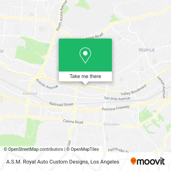 Mapa de A.S.M. Royal Auto Custom Designs