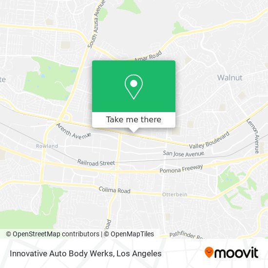 Innovative Auto Body Werks map