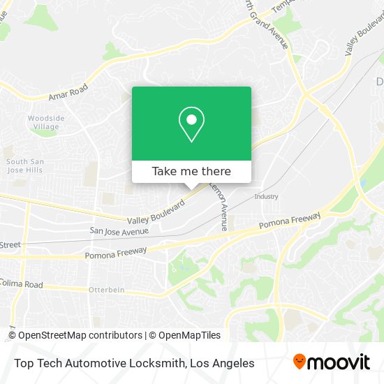 Mapa de Top Tech Automotive Locksmith
