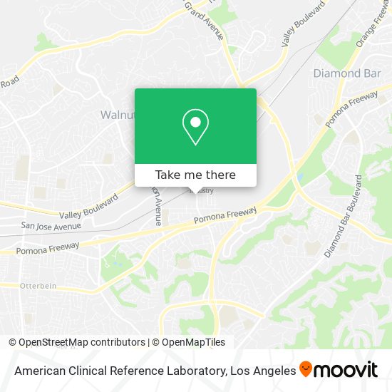 Mapa de American Clinical Reference Laboratory