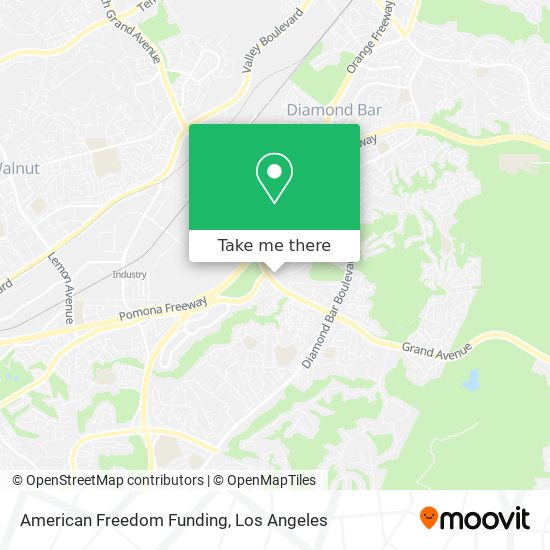 Mapa de American Freedom Funding