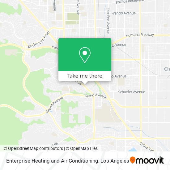 Enterprise Heating and Air Conditioning map