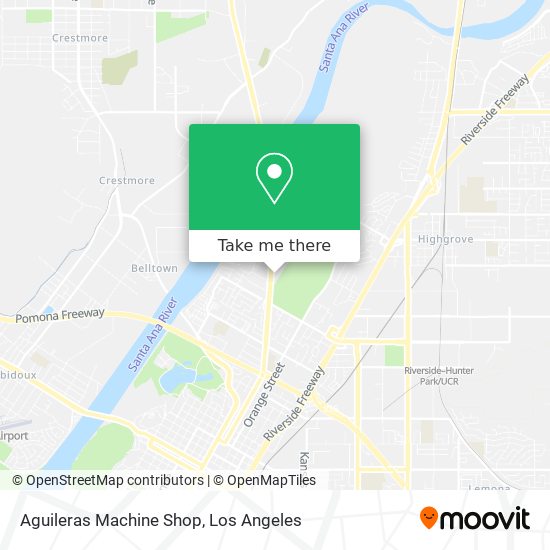 Aguileras Machine Shop map